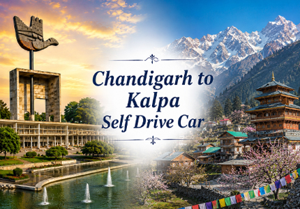 Chandigarh to Kalpa Self Drive Car