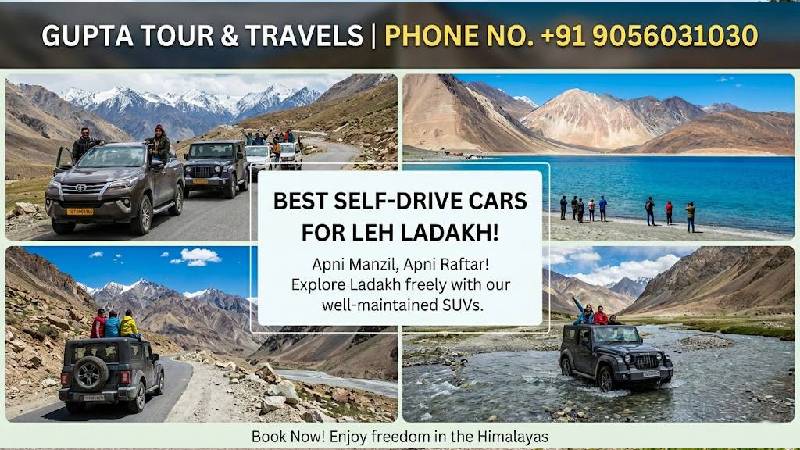 Leh Ladakh Adventure Tour Packages  Chandigarh Self Drive Cars