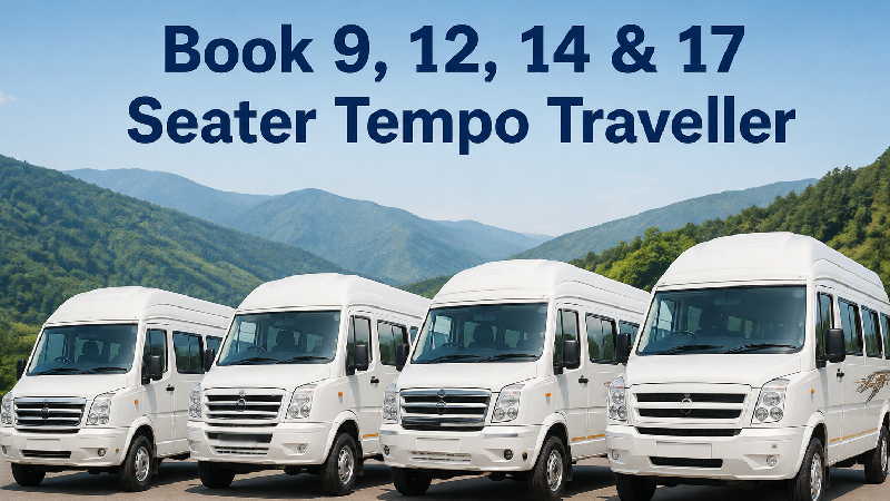 Book 9, 12, 14 & 17 Seater Tempo Traveller with Gupta Tour & Travels